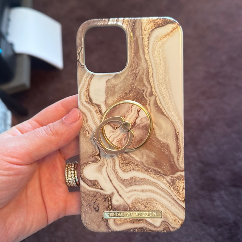 Ideal of Sweden golden sand marble iPhone 12 Pro Max case